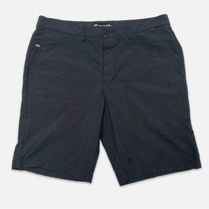 Travis Mathew, Men’s Black Hybrid Shorts, Size 36